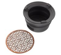 Toyvian Socle de Chauffe-théières en Céramique Zisha Noir avec Support pour Bougie Chauffe-Plat, Design Élégant, Usage Polyvalent et Sûr Maison