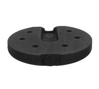 Toyvian Socle lampe bureau poids fer 170 mm diamètre base ronde pour éclairage table et espace de travail