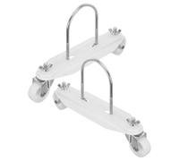 Toyvian Support à Rouleau Pivotant pour Radiateur Électrique en Fer Blanc Installation Facile et Mobilité sans Effort, pour Bureau et Usage Intérieur