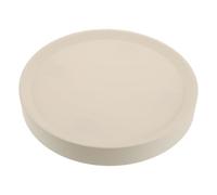 Toyvian Support de Pot de Fleurs Rond en Plastique avec roulettes Universelles Cachées, Empilable, Dimensions 31,5x31,5x4,2 Cm, pour Jardin et Maison