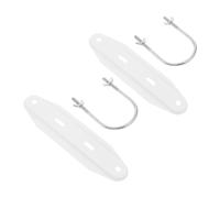 Toyvian Support Inférieur en Métal Roulettes Universelles et Boulons en U pour Radiateurs à Bain D'huile et Chauffages Électriques, pour Salons et Chambres