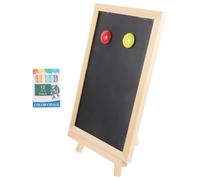 Toyvian Tableau Noir en Bois Léger Écriture Craie Liquide, Design Simple et Délicat, Facile à Ranger, pour Bar ou Fête de Mariage