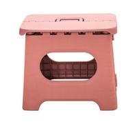 Toyvian Tabouret Pliable Rose, Petit Siège Rond en PP pour Adultes | Rangement Facile, Format Compact pour Voyage et Camping Rv, Convient aux Garçon et Filles et Seniors