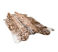 Toyvian Tapis de Sol Intérieur en Polyester à Motif Cerf Sika, Tapis Décoratif et Pratique pour Chambre, Design Créatif et Forme Unique pour Maison Moderne