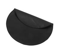 Toyvian Tapis Pare-feu Rond 96,5 Cm en Fibre de Verre et Silicone Noir | Double Face, Imperméable et Résistant à L’huile, pour Foyer et Poêle à Bois, Facile à Nettoyer