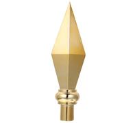 Toyvian Tête de Mât de Drapeau Alliage Aluminium Remplacement Pratique pour Mât de Drapeau Décoration pour Hall et Extérieur Ornement Polyvalent