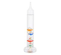 Toyvian Thermomètre de Galilée Décoratif avec Sphères Colorées Affichage Précis Température Intérieure Cadeau Original pour et Décoration Élégante Bureau et Maison
