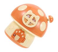 Toyvian Tirelire Champignon pour Filles Pot à Économies de Bureau Forme de Maison Champignon Figurine Cartoon Stable pour Cadeau Anniversaire et Fête
