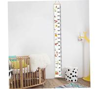 Toyvian Toise Murale De Croissance Pour Toile Imperméable Avec Hanger Bois Décoration Murale Colorée Pour Chambre Et Nurseries