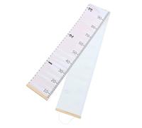 Toyvian Toise Murale Garçon Fille en Tissu et Bois Blanc, Règle de Hauteur Robuste et Sûre pour Chambres D'garçon et Filles, Décoration Simple et Style Cartoon pour Suivi de Croissance
