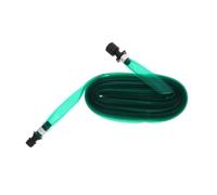 Toyvian Tuyau D'arrosage Plat Poreux pour Jardin et Potager 10m Vert Pvc Trous pour Irrigation Extérieure Distribution Uniforme D'eau Adaptable Raccord 1/2 Pouce