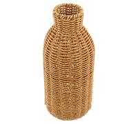 Toyvian Vase Rotin Tressé Vintage Fait Main Décoration Intérieure pour Fleurs Séchées Matériau Naturel et Design Artisanal pour Balcon ou Table Basse