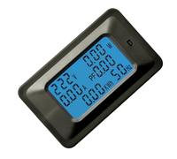 Toyvian Wattmètre Voltmètre et Ampèremètre Numérique Domestique 5000w 20a 110 en Plastique Noir, Mesure de Puissance et Qualité Électrique pour Tv et Climatiseur