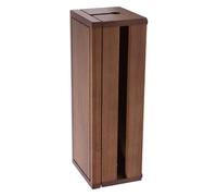 TOYZFRIENDY Boîte de Rangement pour câbles, bacs de Rangement pour câbles, Fortune Paulownia Wood, Couvercle détachable, Ventilation à Faces ajourées, 1pc, pour la Maison