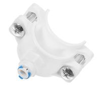 TOYZFRIENDY Clip de Selle de Vidange Pom Blanc pour Système sous Évier 1/4 | Raccord Rapide, Connexion de Tube Simple, pour Tuyaux 40-48mm Od, Éléments Étanches, Montage sous Comptoir Style Aléatoire