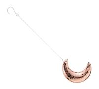 TOYZFRIENDY Décoration Disco Suspendue Verre Forme Lune Rose Doré Boule à Facettes pour Fête Mariage et Soirée Anniversaire Ambiance Rétro Lumineuse et Portable
