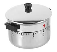 TOYZFRIENDY Minuteur Cuisine Mécanique Forme de Cocotte Minuterie de Cuisine sans Pile Compte à Rebours Facile pour Cuisson Pâtisserie et Œufs