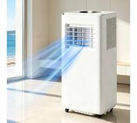 TozMvi Climatiseur Portable 4 000 W (2 CV) sans Unité Extérieure, Refroidisseur d'air sur Pied 3-en-1 avec 2 Vitesses, Unité Mobile Autonome pour Maison Ou Bureau, 14 000 Btu