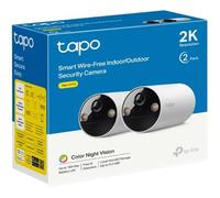 TP-Link Lot de 2 caméras de sécurité Tapo C410 2K 3 MP avec vision nocturne angle de 110