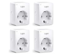 Tapo Prise connectée P110 WiFi, suivi conso, 16A Type F, Alexa et Google Home, lot de 4
