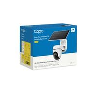 Tapo Caméra de surveillance TC90 + panneau solaire – panoramique, 2K QHD, Wi‑Fi, vision nocturne