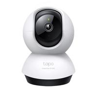 TP-Link Tapo C220 Caméra IP Intérieure 2MP 1440p WiFi N Vision Nocturne 9m Angle 360° Détection Mouvement Audio Bidirectionnel Montage Bureau Blanc/Noir