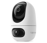 TP-Link Tapo C245D, caméra de sécurité IP, d'intérieur, sans fil, pour montage au plafond ou mural, blanche, sphérique