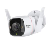 Tapo C325WB Caméra de Surveillance WiFi extérieure 2K, Vision Nocturne ColorPro, Objectif à Super Ouverture, détection IA, détection de Mouvement, IP66, Notification d'alarme, Audio bidirectionnel