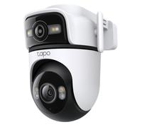 TP-Link Tapo C545D Nouvelle caméra de surveillance à double objectif pour l'extérieur, Caméra de sécurité IP, Extérieur, Avec fil & Sans fil, Plafond/mur/barre, Blanc, Sphérique