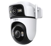 TP-Link Tapo C545D Nouvelle caméra de surveillance à double objectif pour l'extérieur, Caméra de sécurité IP, Extérieur, Avec fil & Sans fil, Plafond/mur/barre, Blanc, Sphérique