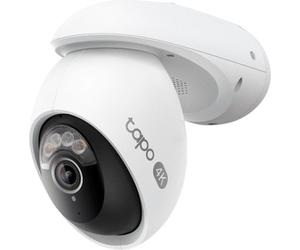 TP-LINK Tapo C560WS, caméra de sécurité IP, intérieur et extérieur, filaire, fixation au plafond/mur/bureau, blanche, ampoule