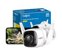 TP-Link Tapo C320WS Caméra IP Ext./Int. 4MP QHD 2K, Vision Nocturne 30m, WiFi 802.11n, Audio 2-Voies, Slot MicroSD, Détection Mouvement, Blanc
