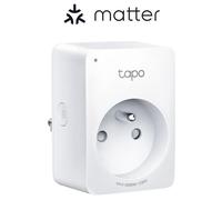 Tapo Matter Prise Connectée WiFi, Suivi de consommation, 16A Type E, Compatible avec Alexa, Google Home et SmartThings, Contrôler le radiateur, le chauffage, Économie d'énergie, Tapo P110M 2-pack(FR)