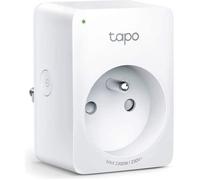 Tapo Prise Connectée WiFi, Prise Intelligente Compatible avec Alexa et Google Home, 10A Type E, Contrôler Le radiateur, la cafetière, la Lampe à Distance, Aucun hub requis, Tapo P100(FR) 1 Pack