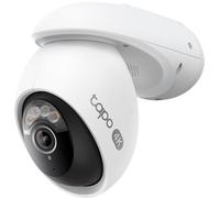 TP-Link Caméra IP Tapo TC46 – Intérieur/extérieur, filaire/sans fil, Alexa/Google – Noir/Blanc