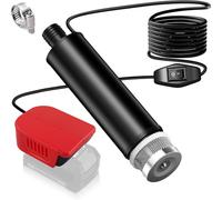 TPDL pompe à batterie pour toilettes/pompe à eau Pompe de puisard compatible avec batterie Einhell 18 V PXC, pompe de transfert d'eau 120 W 12 V avec câble d'extension de 4,5 m, pompe à huile portable