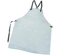 Feldtmann Tablier à bavette L. env. 100 x l. env. 80 cm marron clair cuir refendu Quantité:1