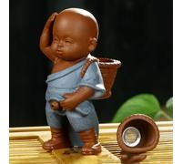 TPIONEER Passoire à thé Pipi Petit Moine décoration créative pisse Enfant poupée Spray céramique Personnage Artisanat Filtre à thé Accessoires