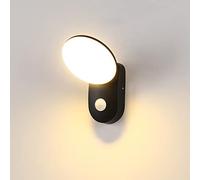 TPMAFF Appliques murales extérieures étanches, Motion Sensor LED Applique Murale 12W, Luminaire Mural pour terrasse, Porche, Jardin