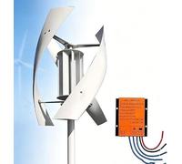 TPTAWF Kit de générateur d'éolienne à axe vertical de 3000 W | Générateur éolien CA à 3 phases 12 V/24 V/48 V avec contrôleur de charge MPPT, industriel pour la maison