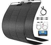 TPTAWF Kit de panneau solaire de 800 W | Panneau solaire flexible monocristallin RV 2 x 400 W | pour batterie de 12 V/24 V