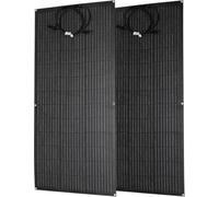 TPTAWF Kit de panneau solaire de 800 W | Panneau solaire flexible monocristallin RV 2 x 400 W | pour batterie 12 V/24 V | ETFE semi-flexible