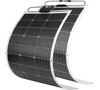 TPTAWF Kit de panneau solaire de 800 W | Panneau solaire flexible monocristallin RV 2 x 400 W | pour batterie de 12 V/24 V