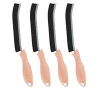 TQRR 4 Pièces Brosse Nettoyage Salle de Bain - Brosse à Joint Carrelage Poil Dur pour Cuisine et Fenêtre Éviers Toilettes WC Baignoire Carrelage Sol (4, Rose)