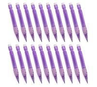 TQUXNGA automatiques compacts pour notes, devoirs, Purple | 20 porte-mines compacts, avance par bouton-poussoir, gommes de fin pour les notes, les devoirs et l ' écriture