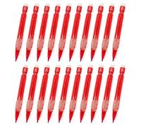 TQUXNGA automatiques compacts pour notes, devoirs, Red | 20 porte-mines compacts, avance par bouton-poussoir, gommes de fin pour les notes, les devoirs et l ' écriture