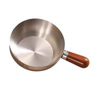 TQUXNGA Bol Ramen à manche court en acier inoxydable avec poignée en bois résistant à la pour une cuisson sûre et un nettoyage facile Bol Ramen en acier inoxydable