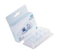 TQUXNGA Lot de 4 paires d'embouts en silicone liquide de qualité supérieure avec option de tailles multiples pour bouchons d'oreille NICEHCK C04 - Coussins de rechange personnalisés pour confort et