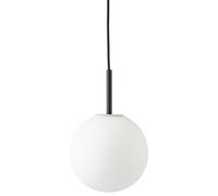 Suspension Audo TR en Verre Opale Noir Mat