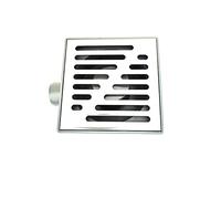 TR Siphon de Sol en Acier Inoxydable 150 x 150 cm